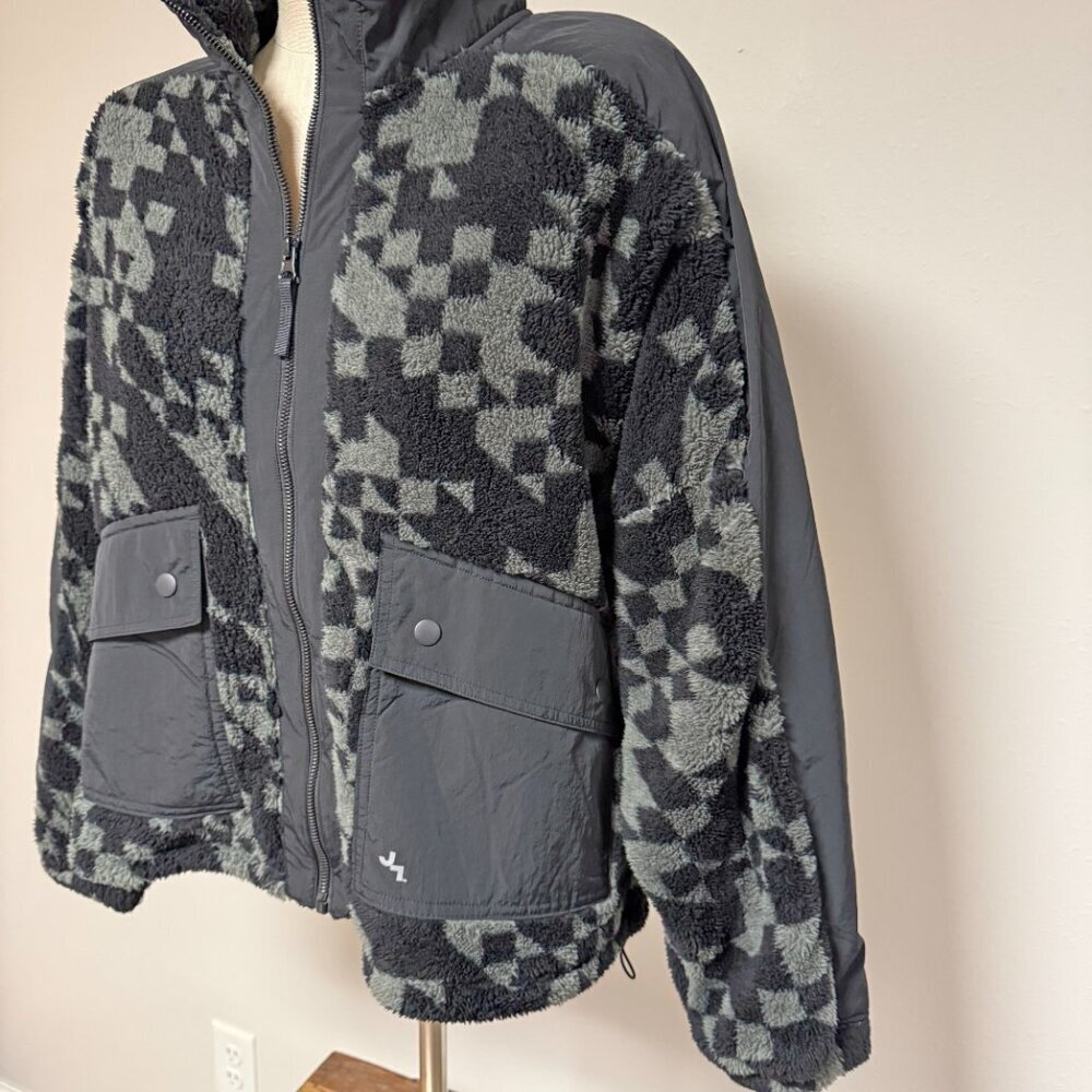 *NEW* Joy Lab Printed High Pile Fleece Jacket - Picture 3 of 10